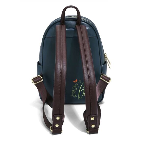 Loungefly Bambi And Friends Floral Forest Mini Backpack Green Spring main image 4